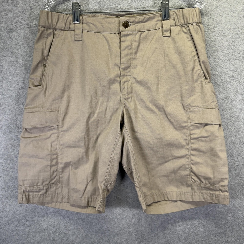 Vertx Phantom LT Shorts Mens 32 Khaki Tactical Cargo Canvas 9in Workwear Outdoor